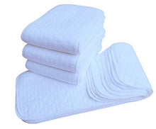 Load image into Gallery viewer, Babymoon 5 Layers Reusable Washable Cloth Diaper Nappy Inserts (Set of 3)