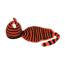 Load image into Gallery viewer, Babymoon Baby Tiger Theme | Baby Photography Props | Costume | Baby Gift set | Black-Orange