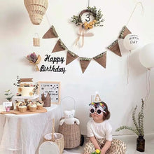Load image into Gallery viewer, Babymoon 3 year Birthday Cone Cap | Cake Smash | Baby Photography Cap | Brown