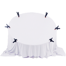 Load image into Gallery viewer, Babymoon Set of 2 | Milk Velvet Stretchable Wrap with Layer | Baby Photoshoot Props | White