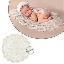 Load image into Gallery viewer, Babymoon Macrame Photography Mat - White