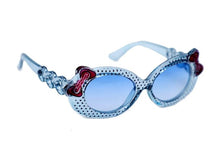 Load image into Gallery viewer, Babymoon Kids Cat Eye Shaped Summer Sunglasses | Goggles | For Girls & Boys | Blue
