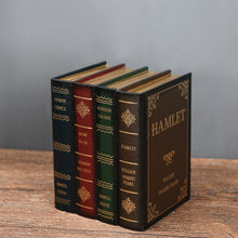 Load image into Gallery viewer, Babymoon Wooden Hamlet Books | Decorative Add-ons | Baby Photography Props
