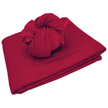 Load image into Gallery viewer, Babymoon Set of 2 | Milk Velvet Stretchable Wrap with Layer | Baby Photoshoot Props | Maroon