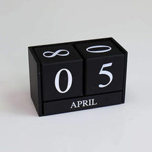 Load image into Gallery viewer, Babymoon Milestone Timeline Wooden Calendar Blocks | Add-ons | Baby Photoshoot Props | Black
