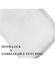 Load image into Gallery viewer, Babymoon 5 Layers Reusable Washable Cloth Diaper Nappy Inserts | Set of 3 | White