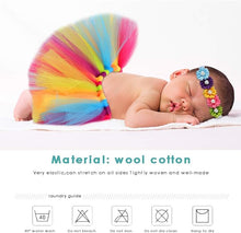 Load image into Gallery viewer, Babymoon Tutu Skirt Newborn Photography Outfit Costume - Multi