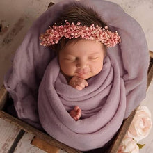 Load image into Gallery viewer, Babymoon Knitted Premium Wool Wrap | Baby Photography Shoot Wrap | Dark Purple