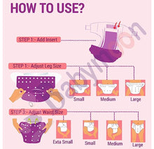 Load image into Gallery viewer, Babymoon (Pack of 3) Washable Adjustable Reusable Cloth Diaper