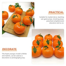 Load image into Gallery viewer, Babymoon Plastic Artificial Oranges | Decorative Add-ons | Photography Props | Set of 20