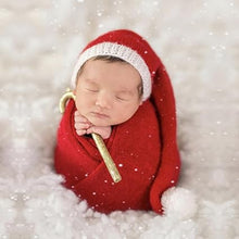 Load image into Gallery viewer, Babymoon Knitted Premium Wool Wrap | Baby Photography Shoot Wrap | Red