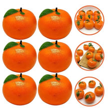Load image into Gallery viewer, Babymoon Plastic Artificial Oranges | Decorative Add-ons | Photography Props | Set of 20