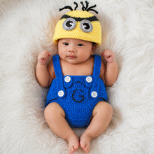 Load image into Gallery viewer, Babymoon Character Newborn Photography Crochet Outfit Costume