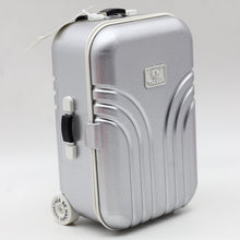 Load image into Gallery viewer, Babymoon Mini Travel Suitcase Baby Photography Props Luggage Box Accessories for Kids - Silver
