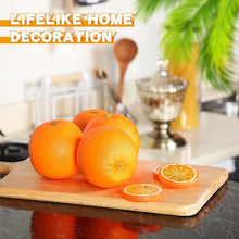 Load image into Gallery viewer, Babymoon Artificial 5 Oranges & 10 Orange Slices | Decorative Add-ons | Photography Props | Set of 15