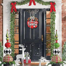 Load image into Gallery viewer, Babymoon Christmas Wooden Wreth | Decorative Ad-ons | Photography Prop | Wall Hanging