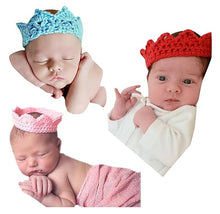 Load image into Gallery viewer, Babymoon | Set of 3 | Crown Headwear | New Born Baby Photography Shoot Props | Costumes | Multi