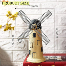 Load image into Gallery viewer, Babymoon Antique Miniature Windmill | Decorative Add-ons | Baby Photography Prop | Beige
