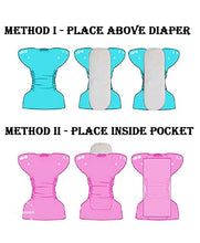 Load image into Gallery viewer, Babymoon 5 Layers Reusable Washable Cloth Diaper Nappy Inserts (Set of 10)