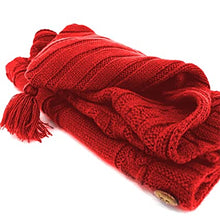 Load image into Gallery viewer, Babymoon Organic Knitted Woollen Swaddle Sleeping Bag | 0-3M - Red