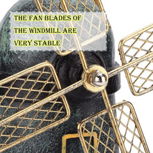 Load image into Gallery viewer, Babymoon Antique Miniature Windmill | Decorative Add-ons | Baby Photography Prop | Green