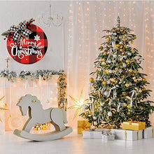 Load image into Gallery viewer, Babymoon Christmas Wooden Wreth | Decorative Ad-ons | Photography Prop | Wall Hanging