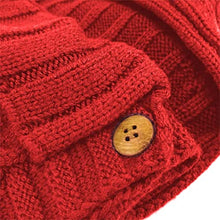 Load image into Gallery viewer, Babymoon Organic Knitted Woollen Swaddle Sleeping Bag | 0-3M - Red