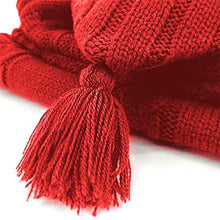 Load image into Gallery viewer, Babymoon Organic Knitted Woollen Swaddle Sleeping Bag | 0-3M - Red
