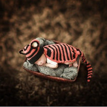 Load image into Gallery viewer, Babymoon Baby Tiger Theme | Baby Photography Props | Costume | Baby Gift set | Black-Orange