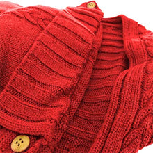Load image into Gallery viewer, Babymoon Organic Knitted Woollen Swaddle Sleeping Bag | 0-3M - Red