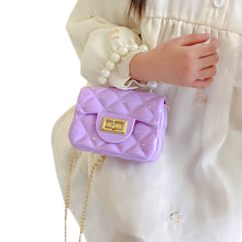 Load image into Gallery viewer, Babymoon Kids Jelly Sling Purse Fashion Handbag (9x13x5 CM) – Purple
