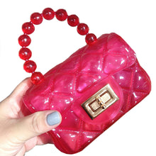 Load image into Gallery viewer, Babymoon Kids Jelly Sling Purse Fashion Handbag (10x13x5 CM) – Red