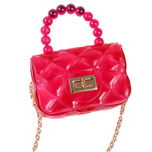 Load image into Gallery viewer, Babymoon Kids Jelly Sling Purse Fashion Handbag (10x13x5 CM) – Red