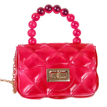 Load image into Gallery viewer, Babymoon Kids Jelly Sling Purse Fashion Handbag (10x13x5 CM) – Red
