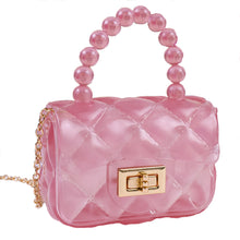 Load image into Gallery viewer, Babymoon Kids Jelly Sling Purse Fashion Handbag (10x13x5 CM) – Light Pink
