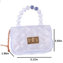 Load image into Gallery viewer, Babymoon Kids Jelly Sling Purse Fashion Handbag (10x13x5 CM) – White
