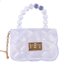 Load image into Gallery viewer, Babymoon Kids Jelly Sling Purse Fashion Handbag (10x13x5 CM) – White