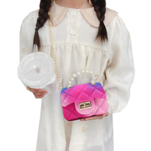 Load image into Gallery viewer, Babymoon Kids Jelly Sling Purse Fashion Handbag (8x13x5 CM) – Pink
