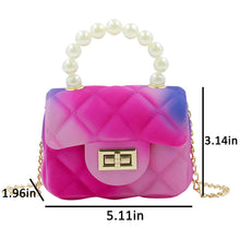 Load image into Gallery viewer, Babymoon Kids Jelly Sling Purse Fashion Handbag (8x13x5 CM) – Pink