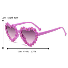 Load image into Gallery viewer, Babymoon Kids Heart Shaped Summer Sunglasses Goggles For Girls & Boys