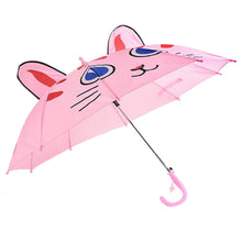 Load image into Gallery viewer, Babymoon Animal Designer Popup Ears Umbrella for Kids – Pink
