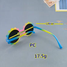 Load image into Gallery viewer, Babymoon Baby Boys Girls Round Flower Style Unisex Kids Sunglasses | 2 To 6 Year | Multi