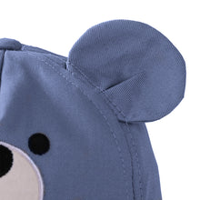 Load image into Gallery viewer, Babymoon Cotton Baby Kids Boys Girls Summer Cap Bear Design | 0-2 Years | Blue