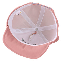 Load image into Gallery viewer, Babymoon Cotton Baby Kids Boys Girls Summer Cap Bear Design | 0-2 Years | Pink