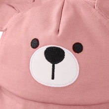 Load image into Gallery viewer, Babymoon Cotton Baby Kids Boys Girls Summer Cap Bear Design | 0-2 Years | Pink