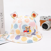 Load image into Gallery viewer, Babymoon Cotton Baby Kids Boys Girls Summer Cap With Head String Animal Design | 2-6 Years | Multi