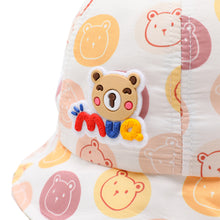 Load image into Gallery viewer, Babymoon Cotton Baby Kids Boys Girls Summer Cap With Head String Animal Design | 2-6 Years | Multi