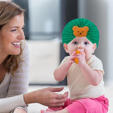 Load image into Gallery viewer, Babymoon Beanie Bear Turban Knot Boy’s Girl’s Kids New Born Baby Cap Hat Headwear 0-2 Y | Green