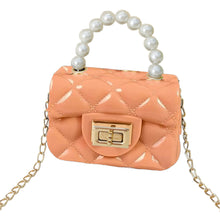 Load image into Gallery viewer, Babymoon Kids Jelly Sling Purse Fashion Handbag | 9x13x5 CM | Peach