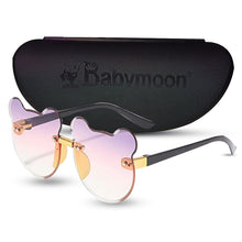 Load image into Gallery viewer, Babymoon Bear Rimless Sun Glasses | Baby Gift Set | Purple Pink